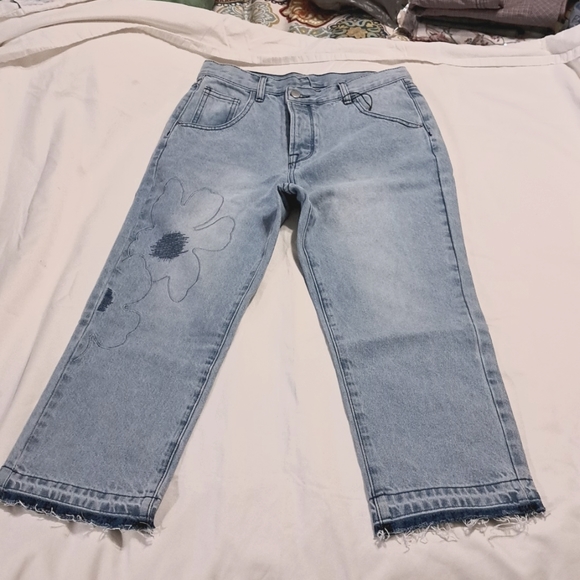 Cider Jeans Cider Crop Wide Leg Jeans Poshmark